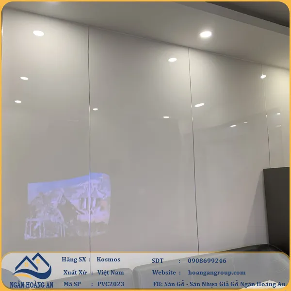 Tấm Nhựa Ốp Tường Giả Vân Đá Kosmos PVC2023 Dày 2.8mm